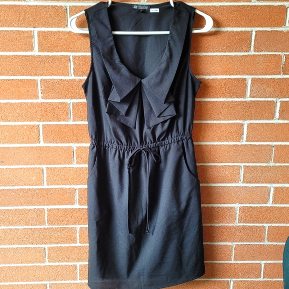 ⚡2/$20⚡M Business Casual Tie Waist Sleeveless Collared Dress - B Bop - Picture 2 of 8